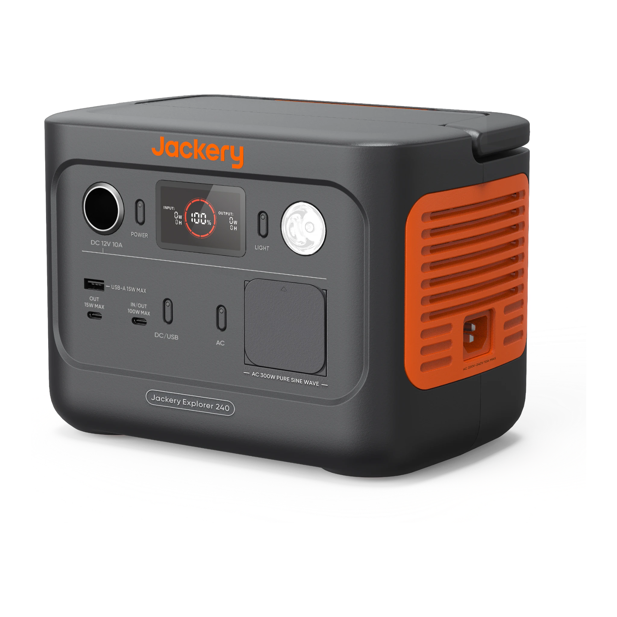Jackery Explorer 240 v2 Powerstation 256Wh / 300W LiFePO4 20Ah