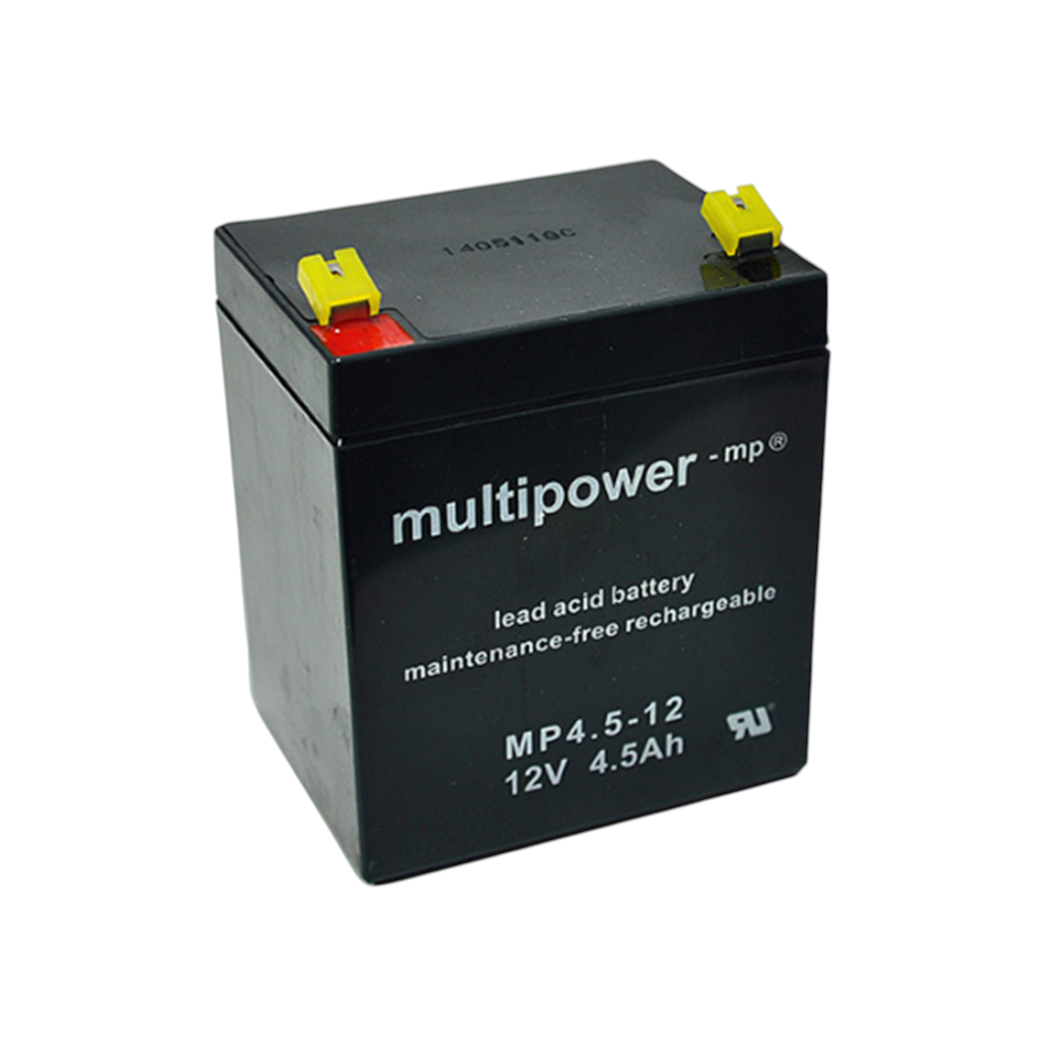 MULTIPOWER MP4.5-12 AGM Akku Pb 12V 4,5Ah 4,8mm Fastonstecker