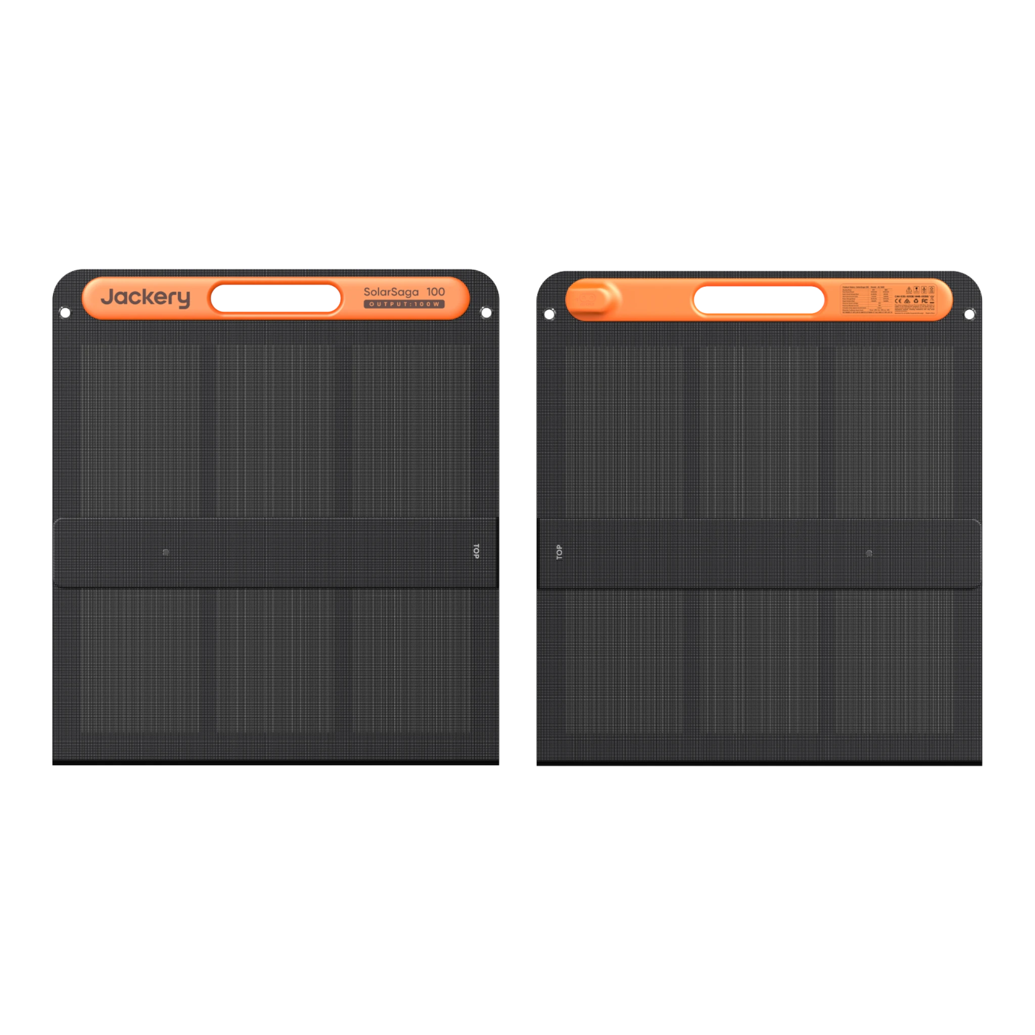 Jackery SolarSaga 100W Solarpanel 100 Watt Transportmaß: 60,96cm x 53,34cm x 3,3cm Aufstellmaß: 121,92cm x 53,34cm x 1,78cm Gewicht: 3,6kg