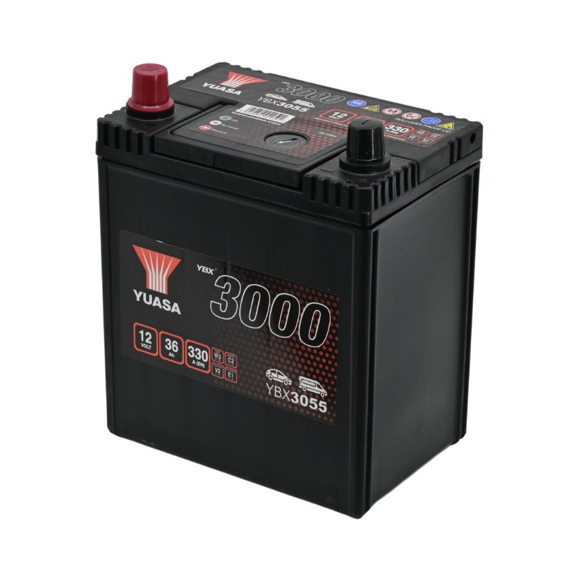 YUASA YBX3055 SMF Starterbatterie  12V 36Ah 330A(EN)