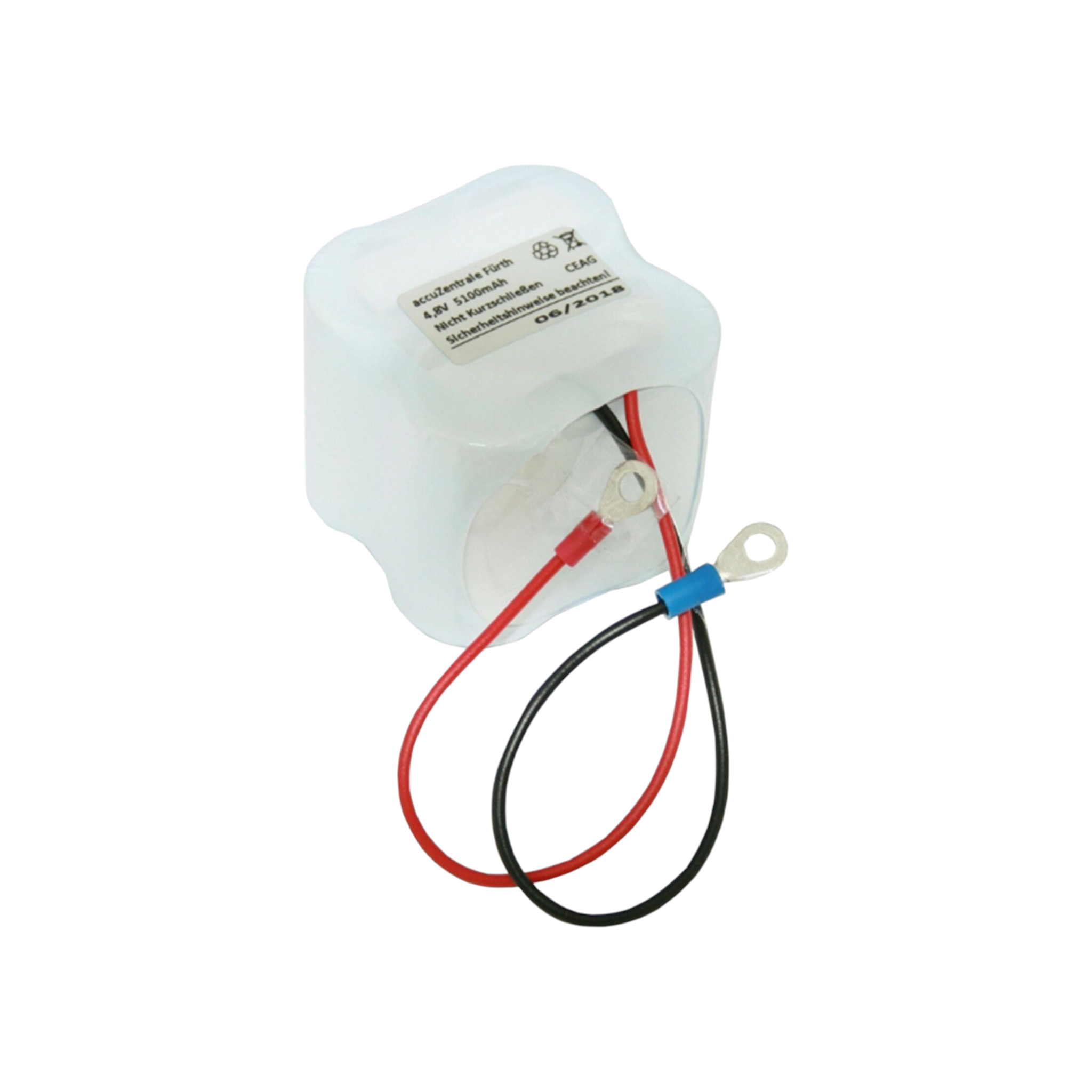 Konfektion 4/D-D4500H Akku für CEAG Handlampe CW270 Ni-Cd 4,8V 4500mAh