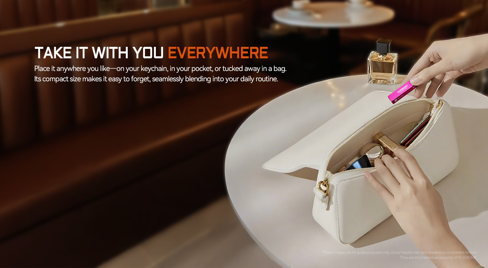 Acebeam Keylite 500 pink 500 Lumen, aufladbar über USB-C, Doppelte LEDs Ultrakompakt, 6 Modi, Wasserfest, Leuchtdauer 12h Acebeam Keylite 500 pink 500 Lumen, aufladbar über USB-C, Doppelte LEDs Ultrakompakt, 6 Modi, Wasserfest, Leuchtdauer 12h