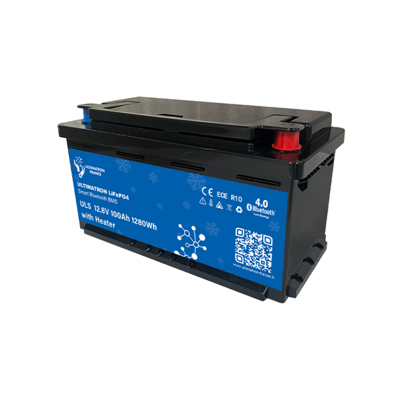ULS-12-100H Ultimatron Lithium Batterie  LiFePO4 12.8V 100Ah Smart BMS mit Bluetooth  Wohnmobil Untersitzbatterie mit Heizung