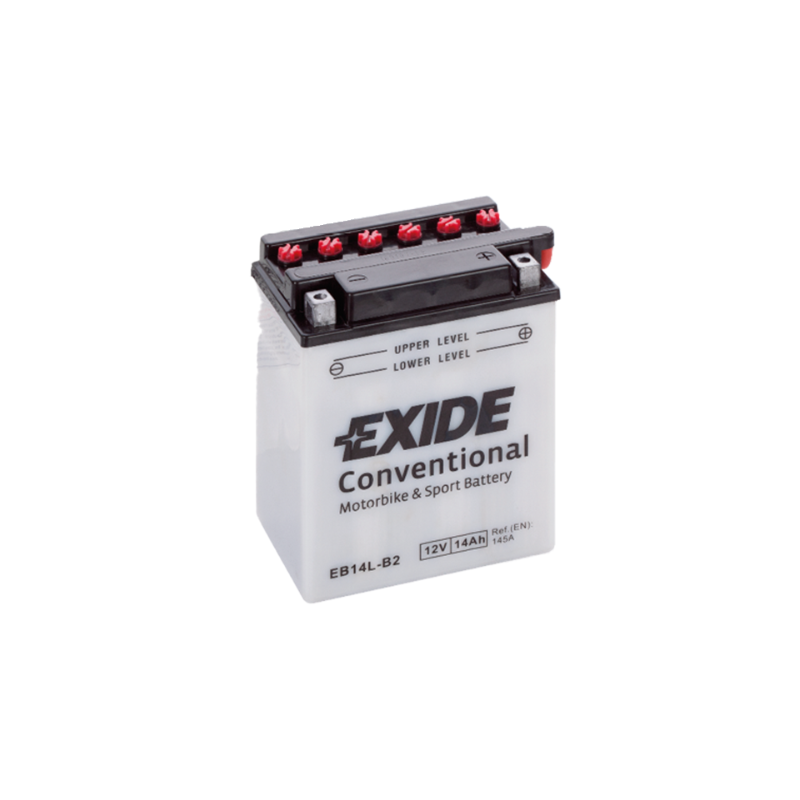 EXIDE EB14L-B2 / YB14L-B2 / 51413 Motorradbatterie tro mit Säurepack
