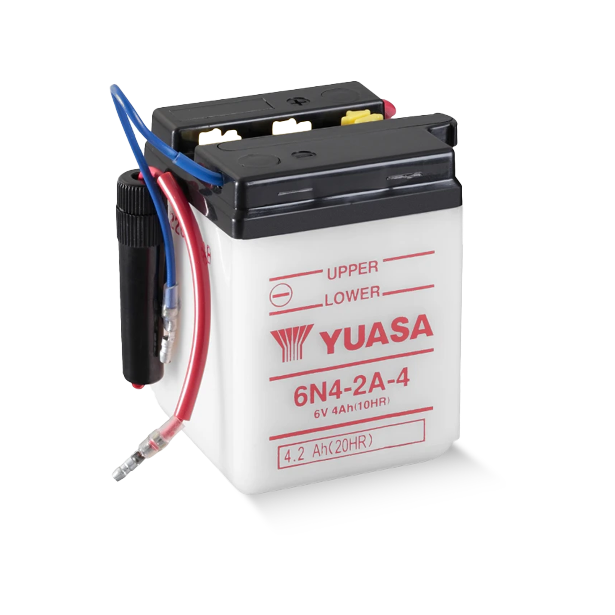 YUASA 6N4-2A-4 DC 6V 4,2Ah/C20 Motorradbatterie