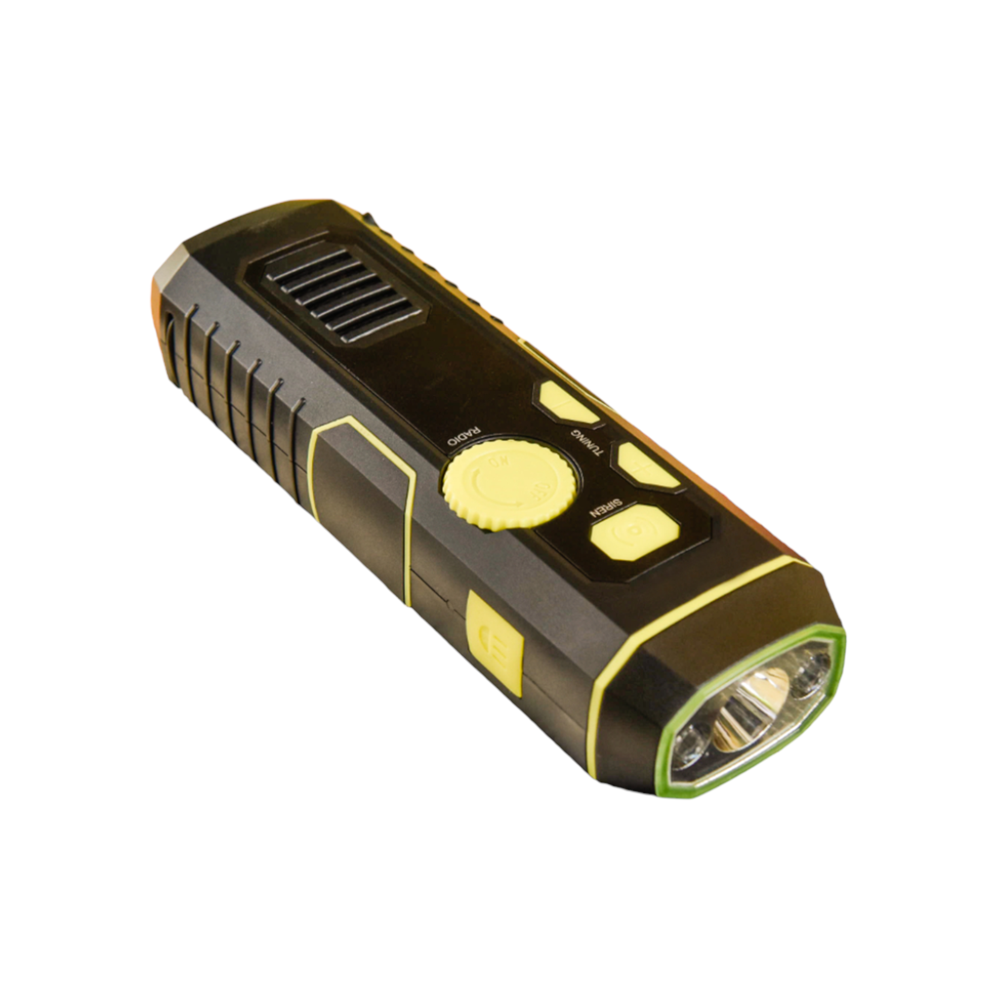 XCell Dynamo Taschenlampe FM Radio, Alarm, USB-A Notstromfunktion