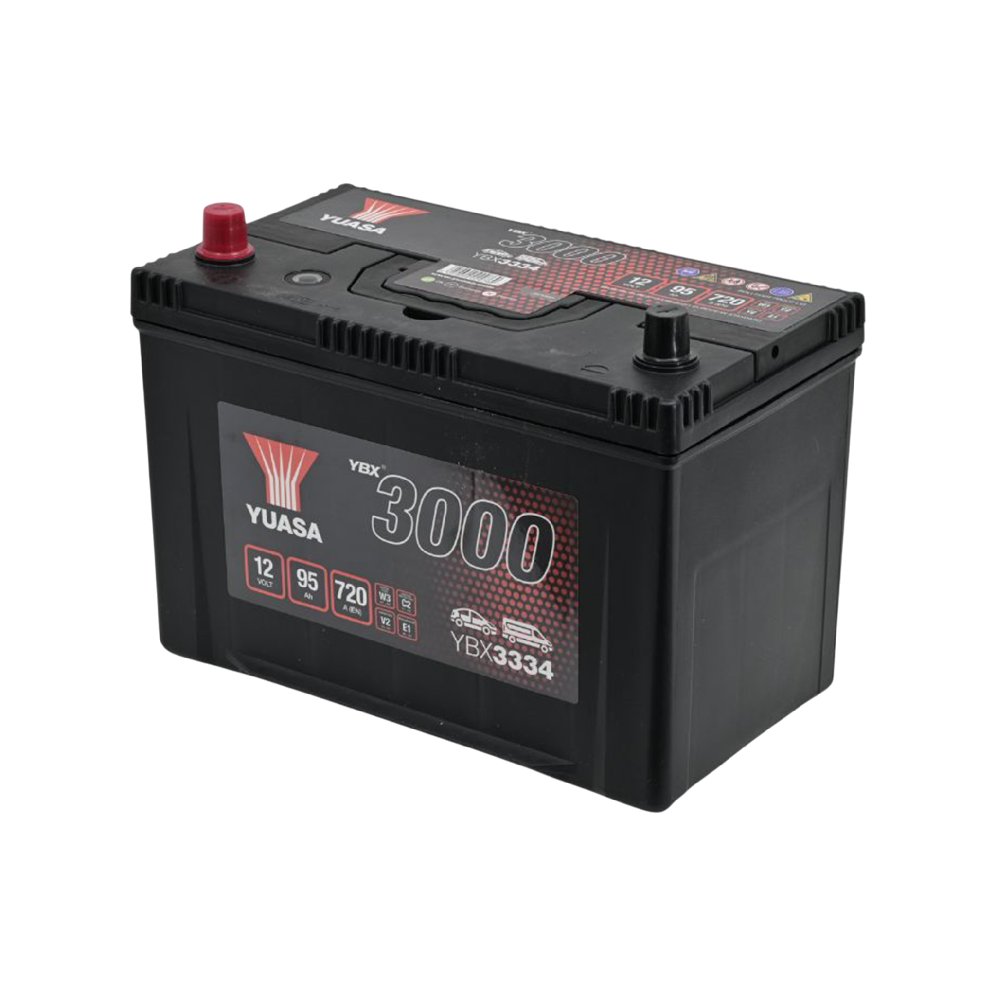 YUASA YBX3334 SMF Starterbatterie  12V 95Ah 720A(EN)