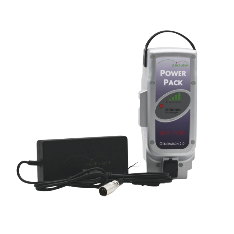 Akku für ebike PANASONIC Deluxe Antrieb Li-ion 36V 17Ah 612Wh inkl.Ladegerät 42V