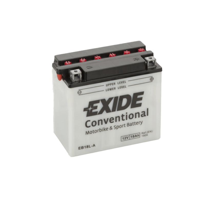 EXIDE EB18L-A / YB18L-A / 51815 / CB 18L-A Motorradbatterie tro mit Säurepack
