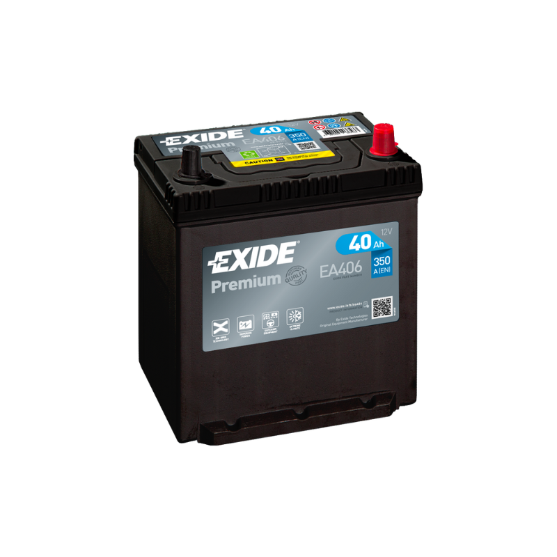 EXIDE Premium EA406 Pb Starterbatterie  12V 40 Ah/C20 - 350A(EN)