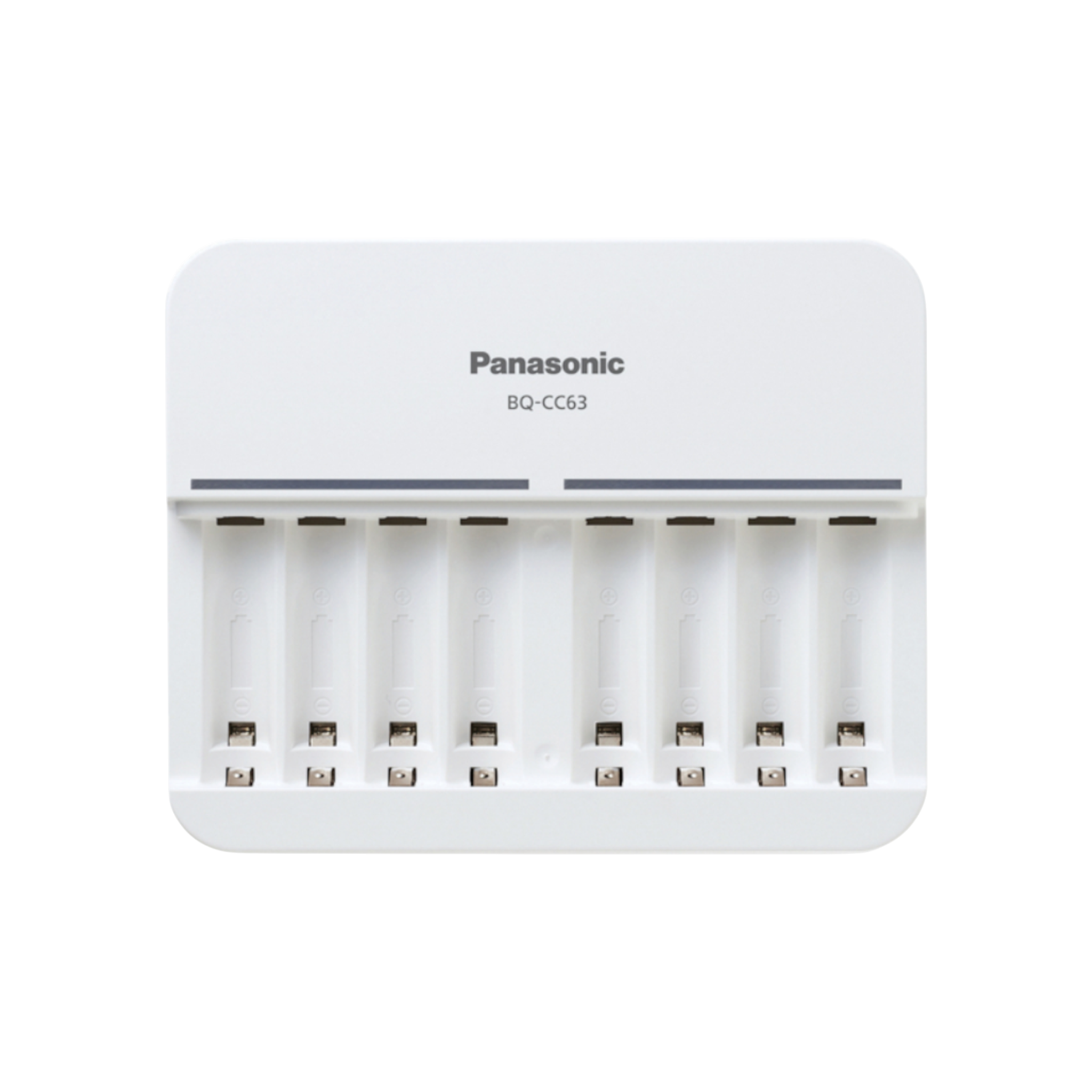 PANASONIC eneloop 1-8 AA/AAA Ladegerät  BQ-CC63 mit Einzelschachtüberwachung unbestückt