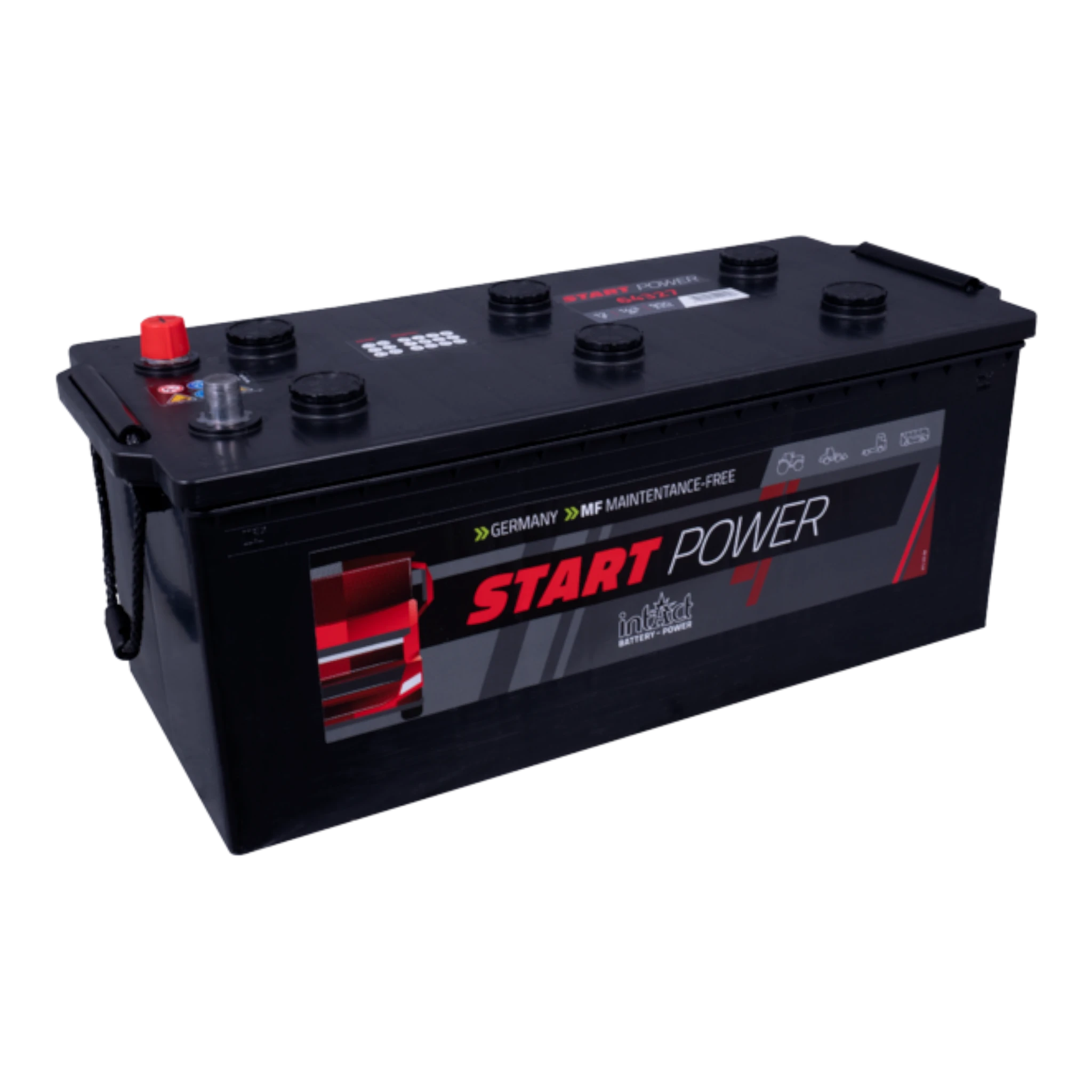 intAct Start-Power Truck 64327 - LKW Batterie 12V, 143Ah, 950A (EN)