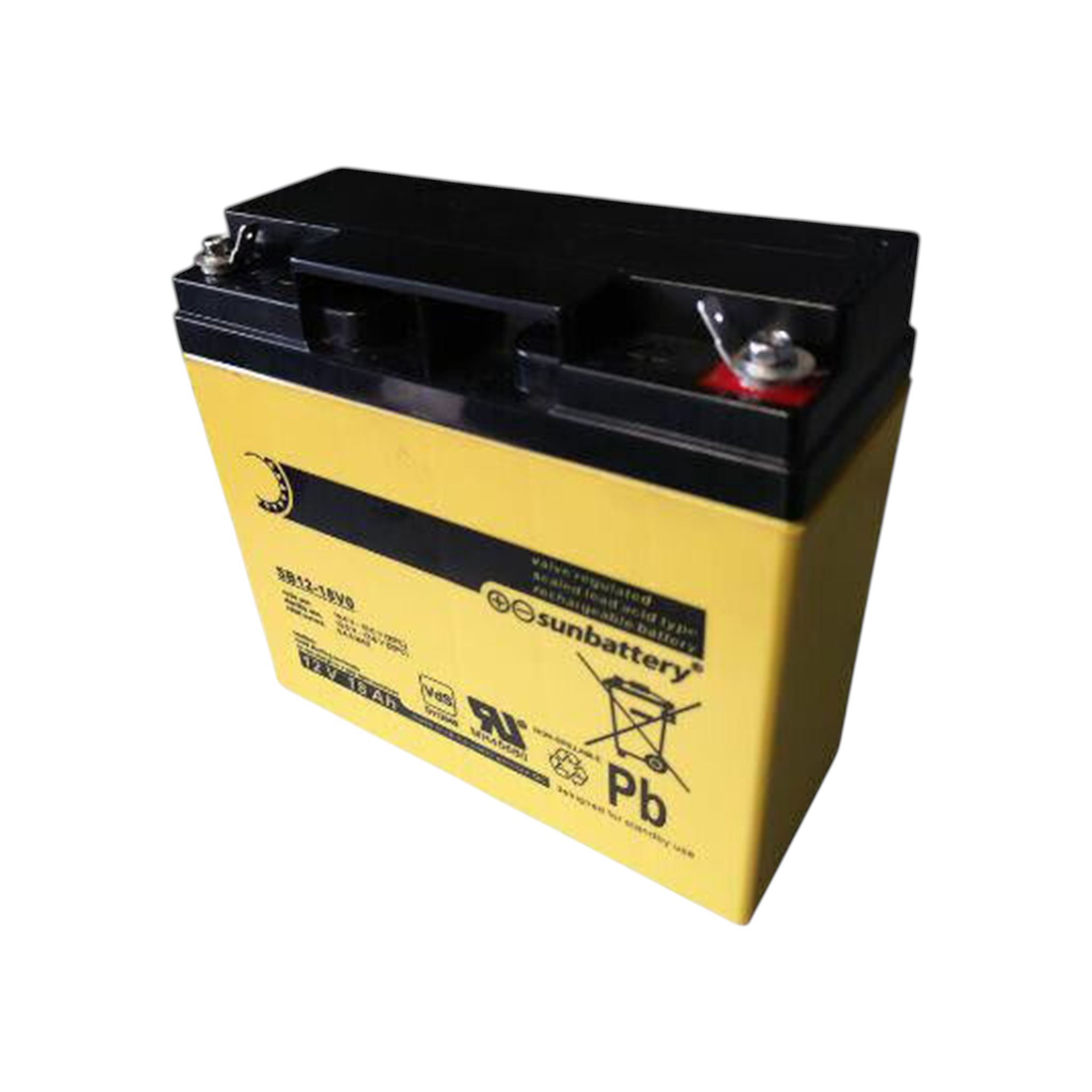 SUN SB12-18 AGM Akku Pb 12V 18Ah VDS M6 Innengewinde