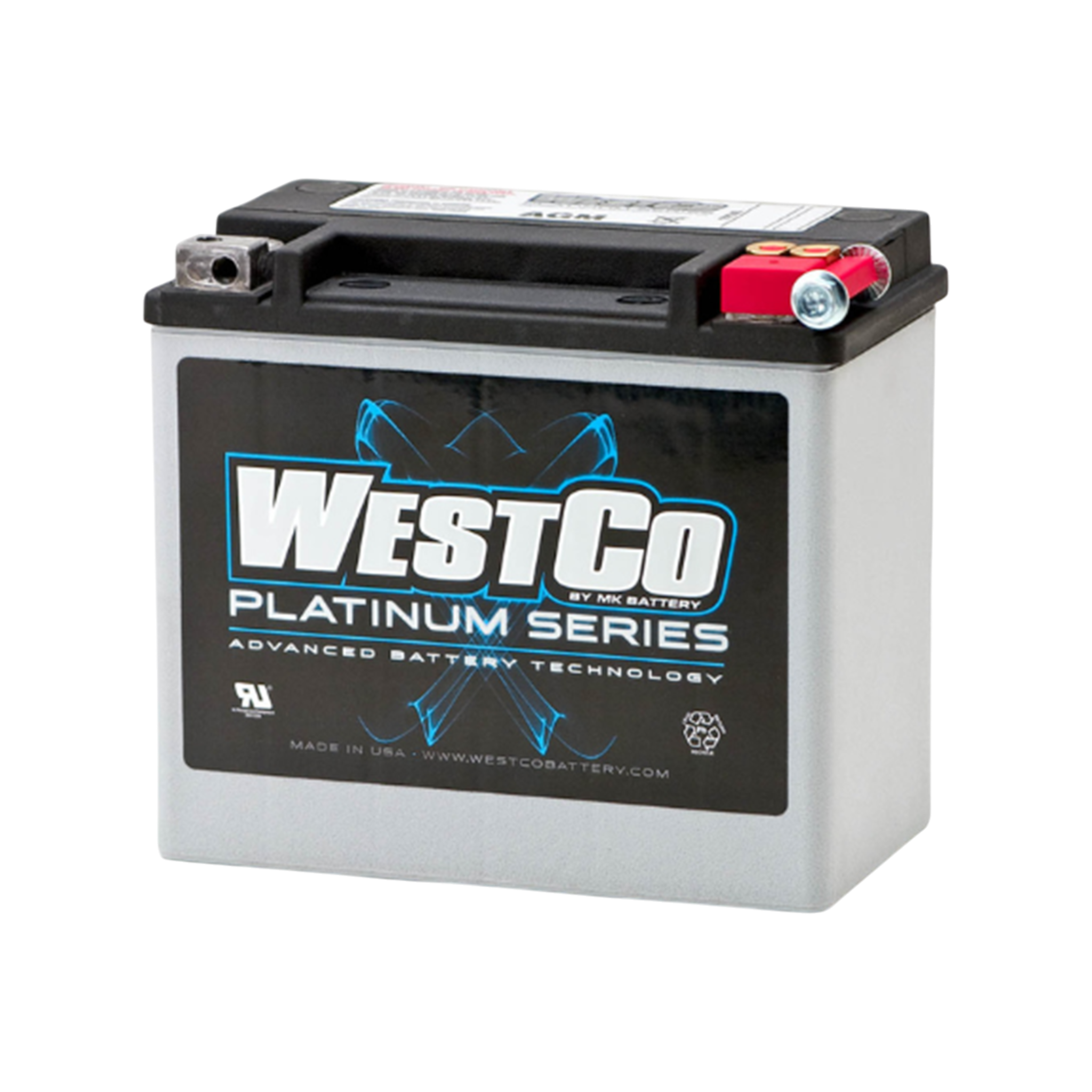 AGM WCP16L / YB16L-B Motorradbatterie wartungsfrei verschlossen