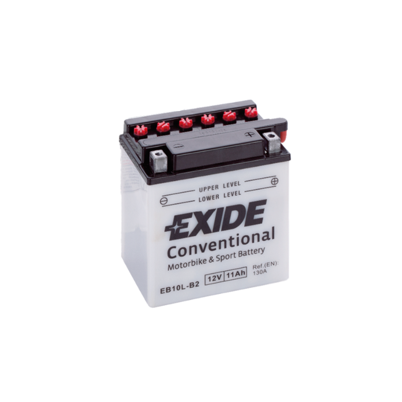 EXIDE EB10L-B2 / YB10L-B2 / 51113 Motorradbatterie tro mit Säurepack