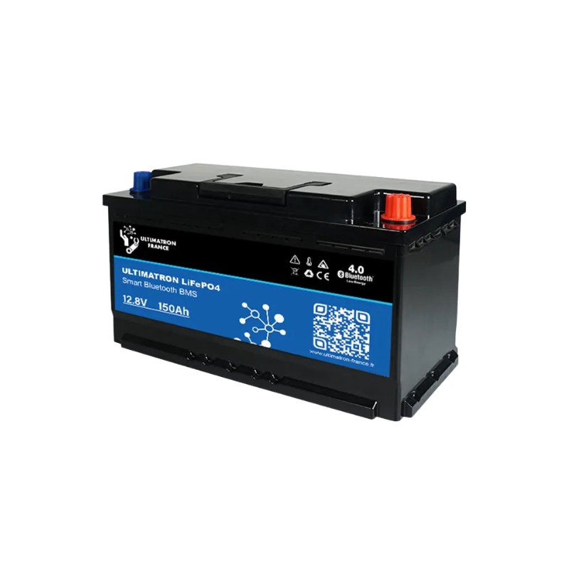 ULS-12-150 Ultimatron Lithium Batterie  LiFePO4 12.8V 150Ah Smart BMS mit Bluetooth  Wohnmobil Untersitzbatterie