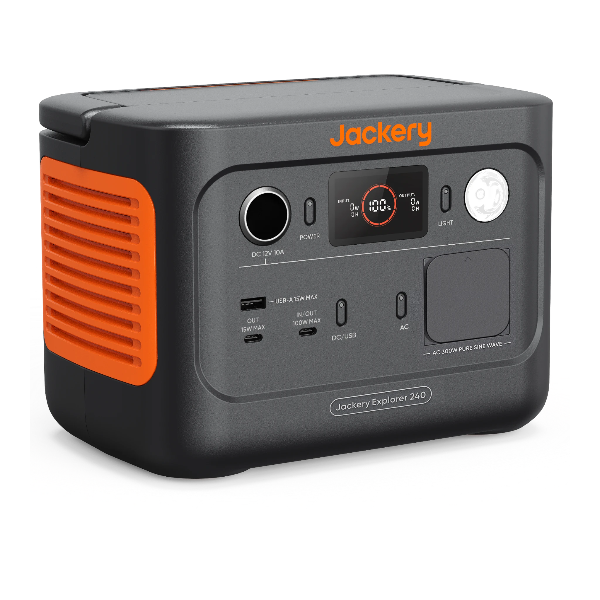Jackery Explorer 240 v2 Powerstation 256Wh / 300W LiFePO4 20Ah