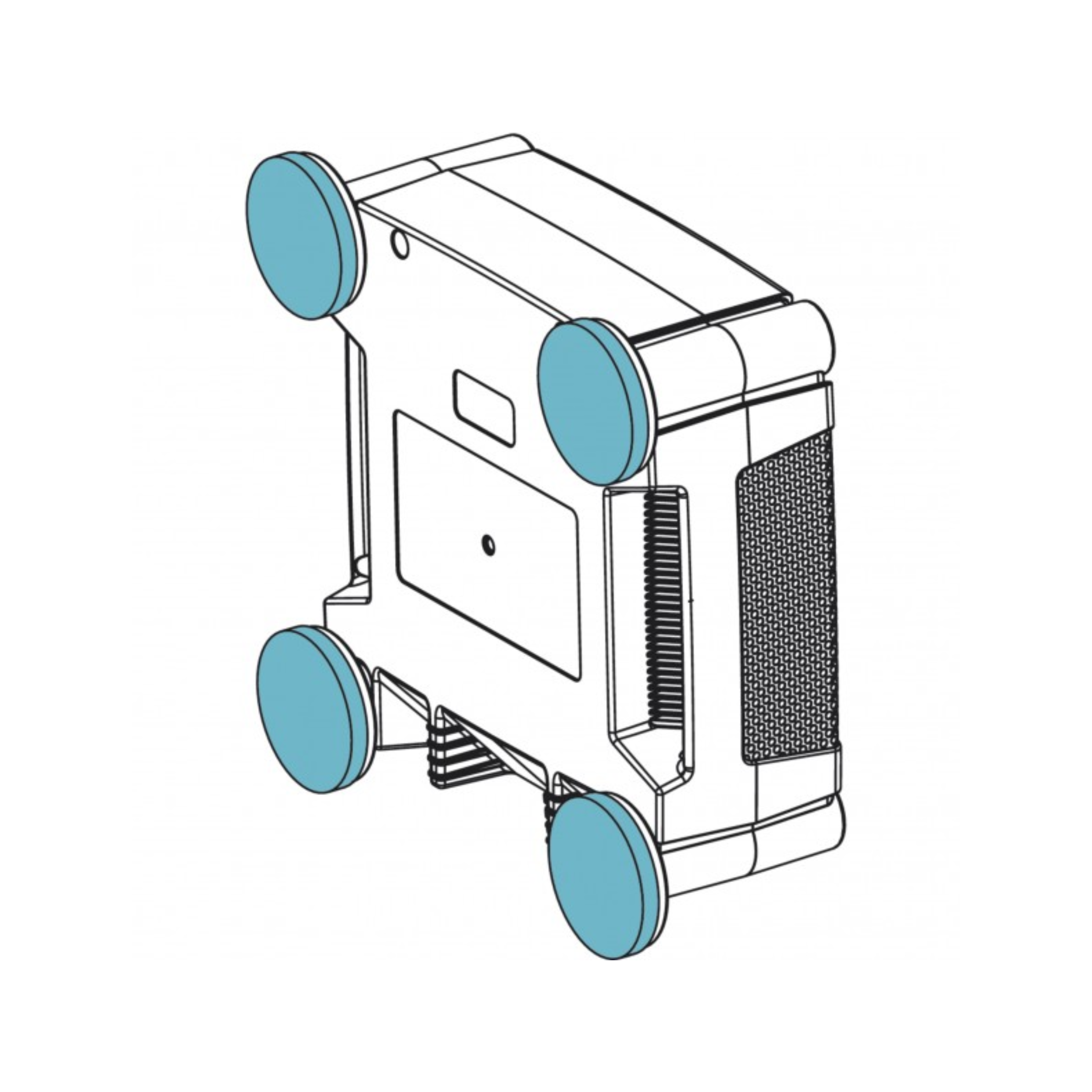 GYSFLASH Magnetfix 20 4er Magnethalterung  für GYSFLASH 18.12 PL, 30.12 PL, 20.12/24