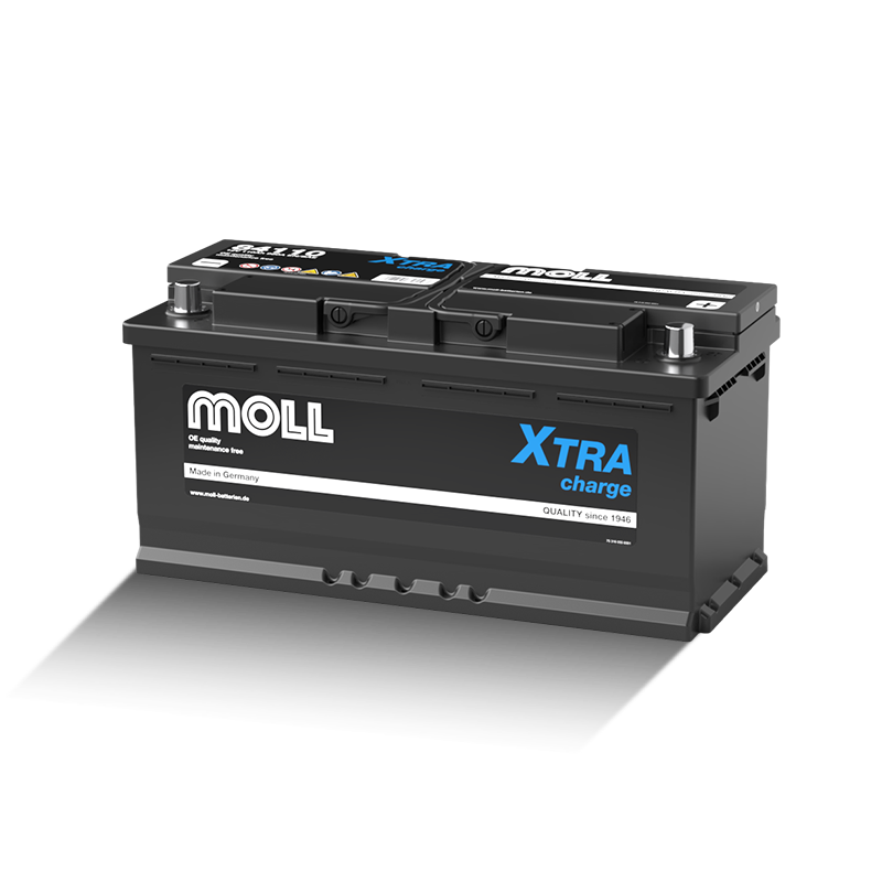 MOLL 84110  XTRA Charge "MADE IN GERMANY" Starterbatterie  12V 110Ah(20h) 960A(EN)