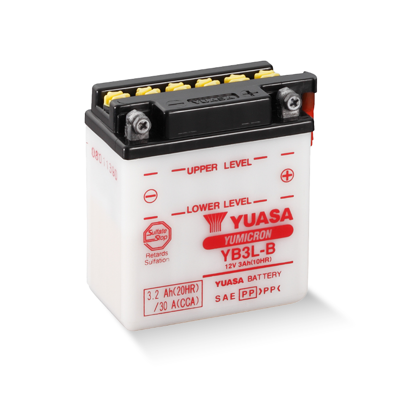 YUASA YB3L-B 12V 3,2Ah/C20 - 30A (EN) Motorradbatterie