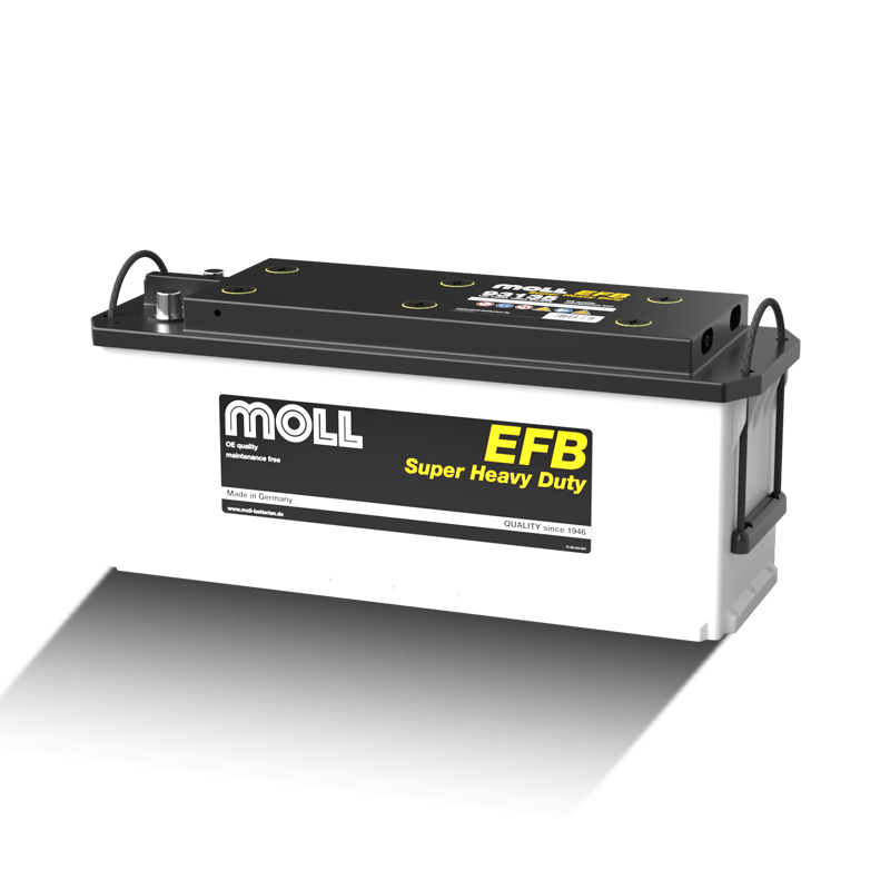 MOLL 93135 EFB Lkw Batterie Super Heavy Duty 12V 135Ah(20h) 1000A(EN)