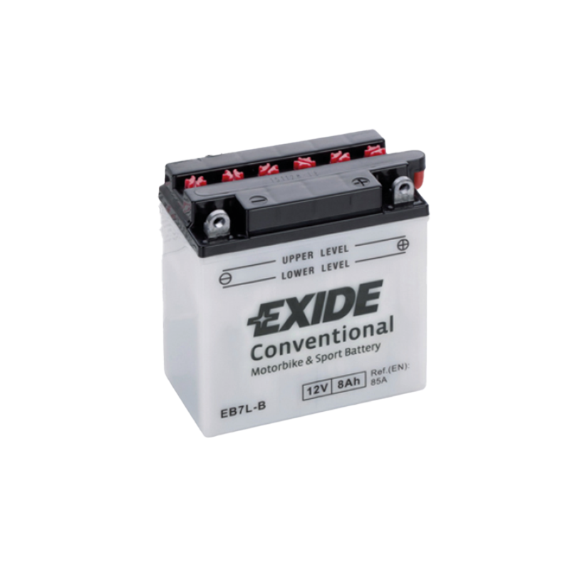 EXIDE EB7L-B Motorradbatterie 12V 7Ah 85A(EN)
