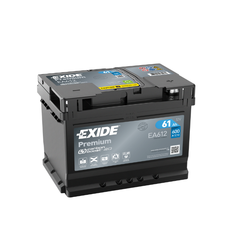 EXIDE Premium EA612 61Ah Carbon Boost Autobatterie