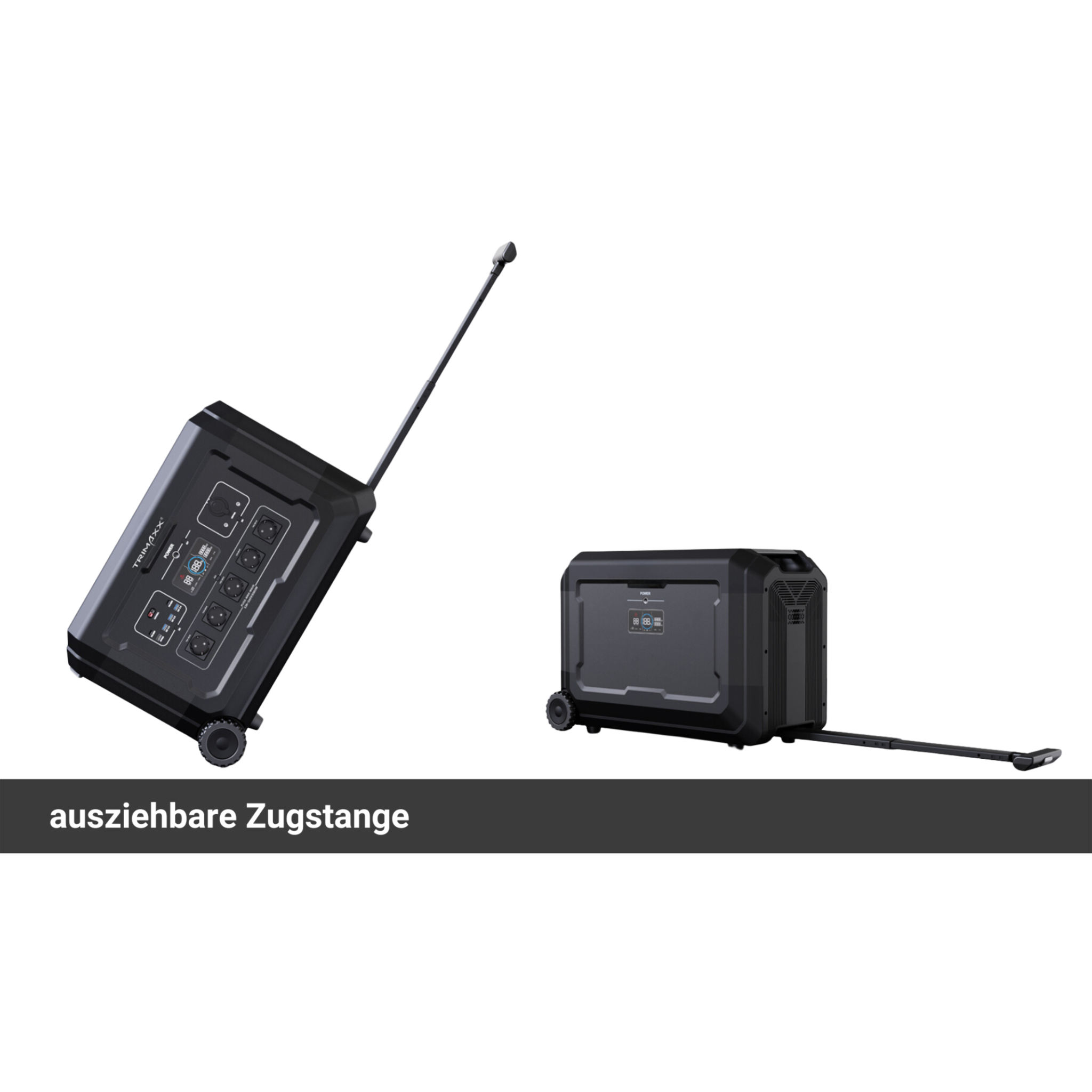 TRIMAXX PPS 3.0 professional Portable Powerstation  3072 Wh LiFePo4  Tragbare Stromversorgung in Kofferformat inkl. Wechselrichter bis 3600 Watt Dauerlast