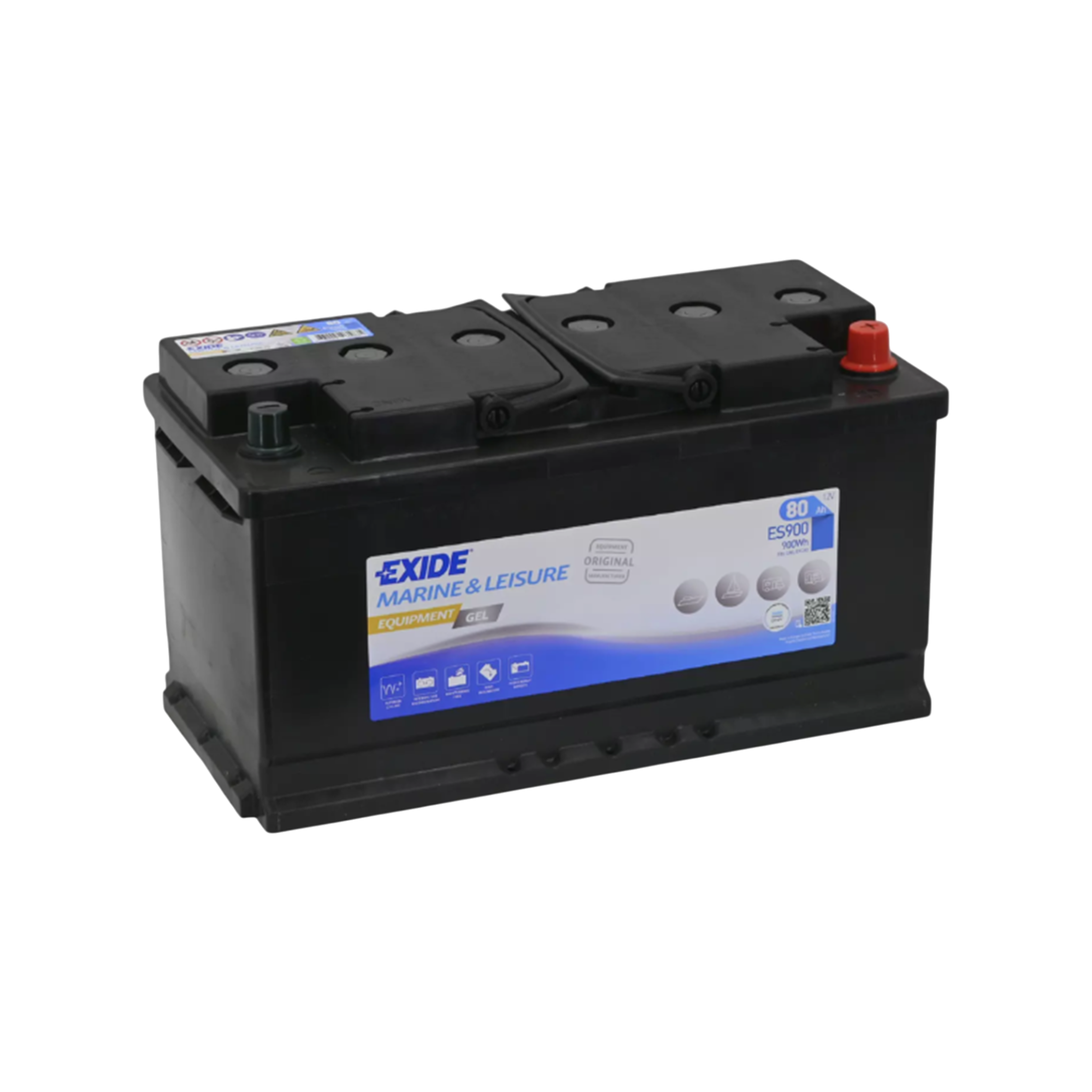 EXIDE ES 900 GEL Starter-, Versorgungsbatterie absolut wartungsfrei verschlossen Nenndaten: 12V 80Ah(20h) 540A(EN)