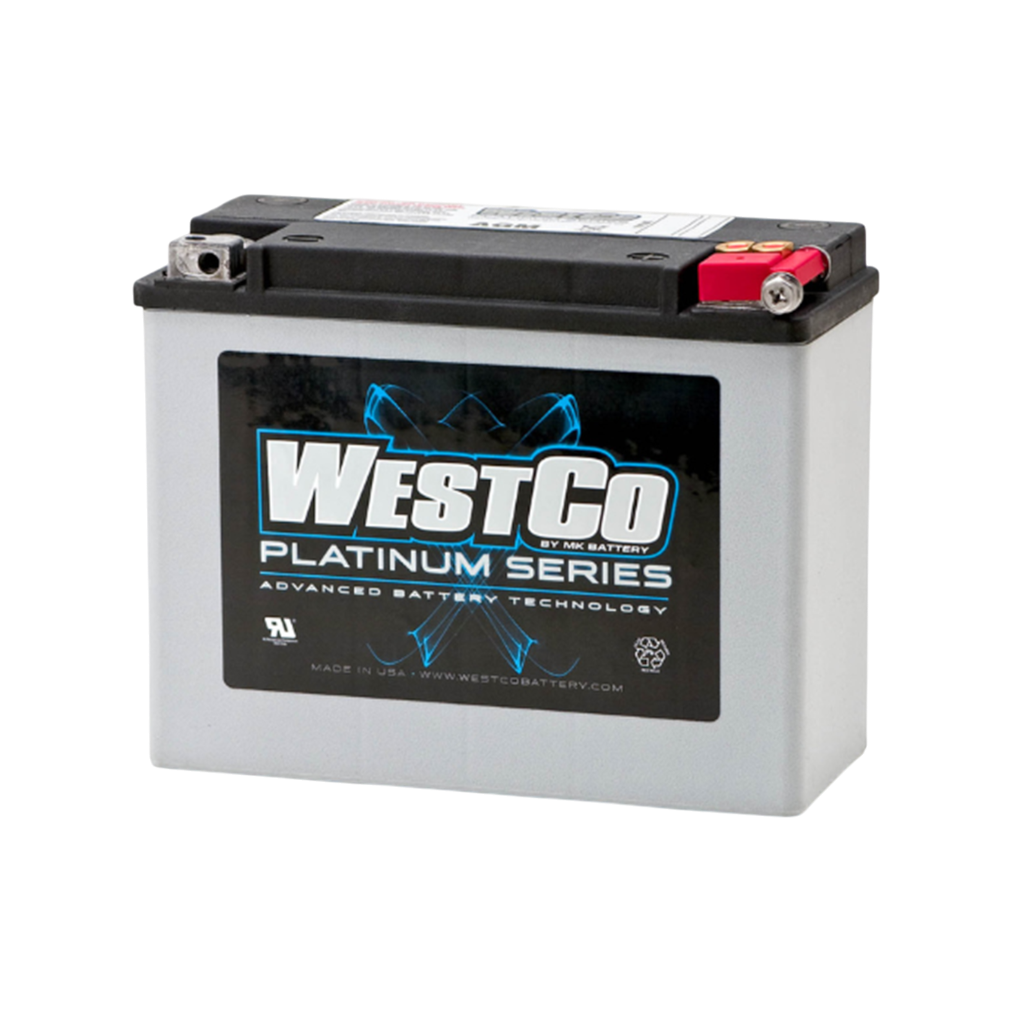 WCP18 WESTCO Motorradbatterie  12V 20Ah 340A (EN) PLATINUM Advanced AGM