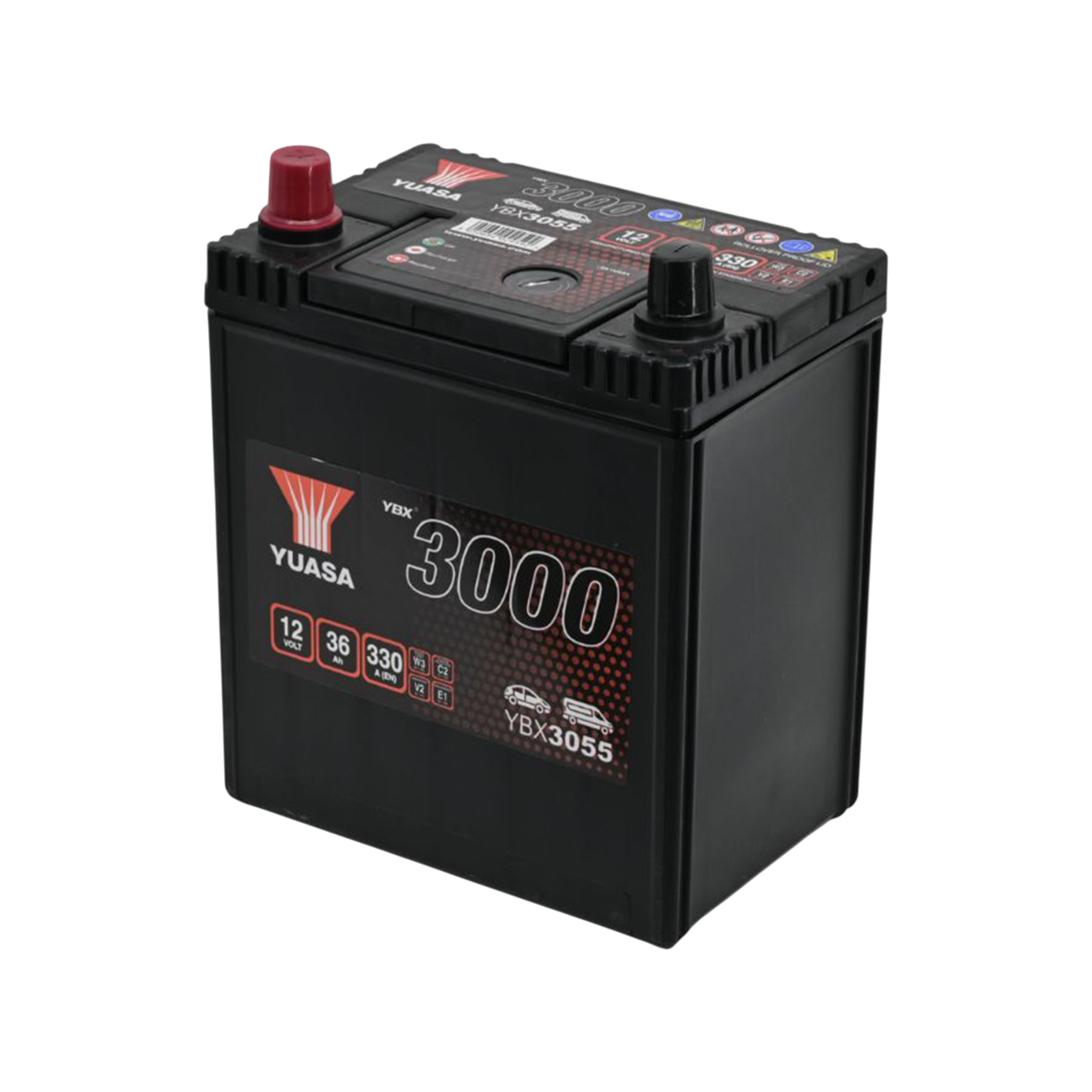 YUASA YBX3055 SMF Starterbatterie  12V 36Ah 330A(EN)