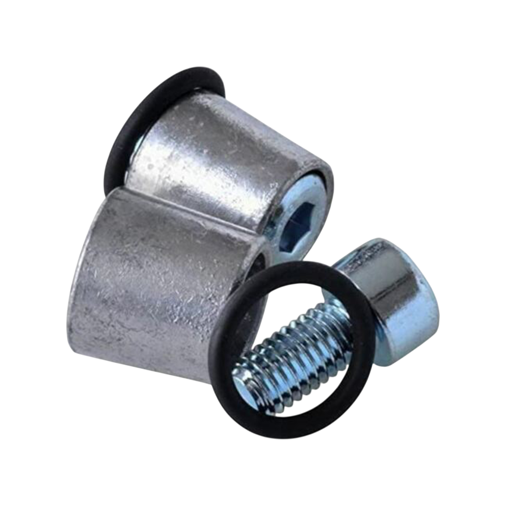 1Satz Poladapter  M8-Innengewinde auf DIN-A Rundpol