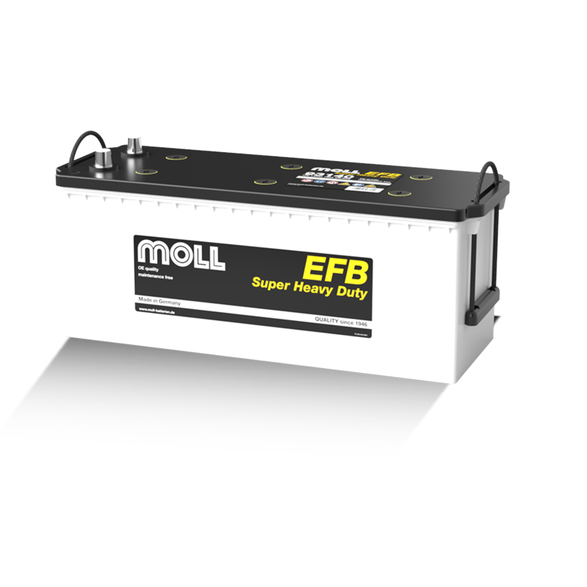 MOLL 93140 EFB Lkw Batterie Super Heavy Duty 12V 140Ah(20h) 760A(EN)