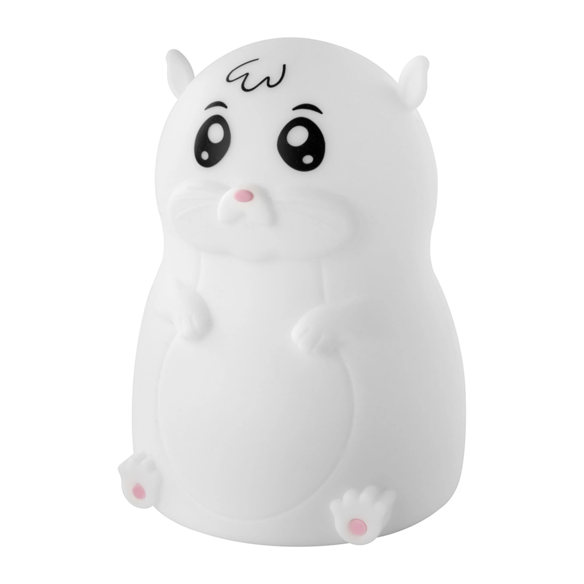 Ansmann Nachtlicht  Hamster Lilli  Farbwechsel (8 Farben) inkl. Ladekabel USB-C