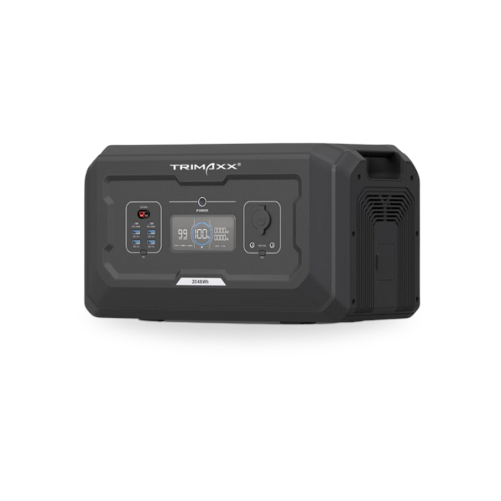 TRIMAXX PPS 2.0X professional Portable Powerstation  2048Wh LiFePo4  Erweiterungsakku für tragbare Stromversorgung  in Kofferformat für PPS 2.0 und PPS 3.0