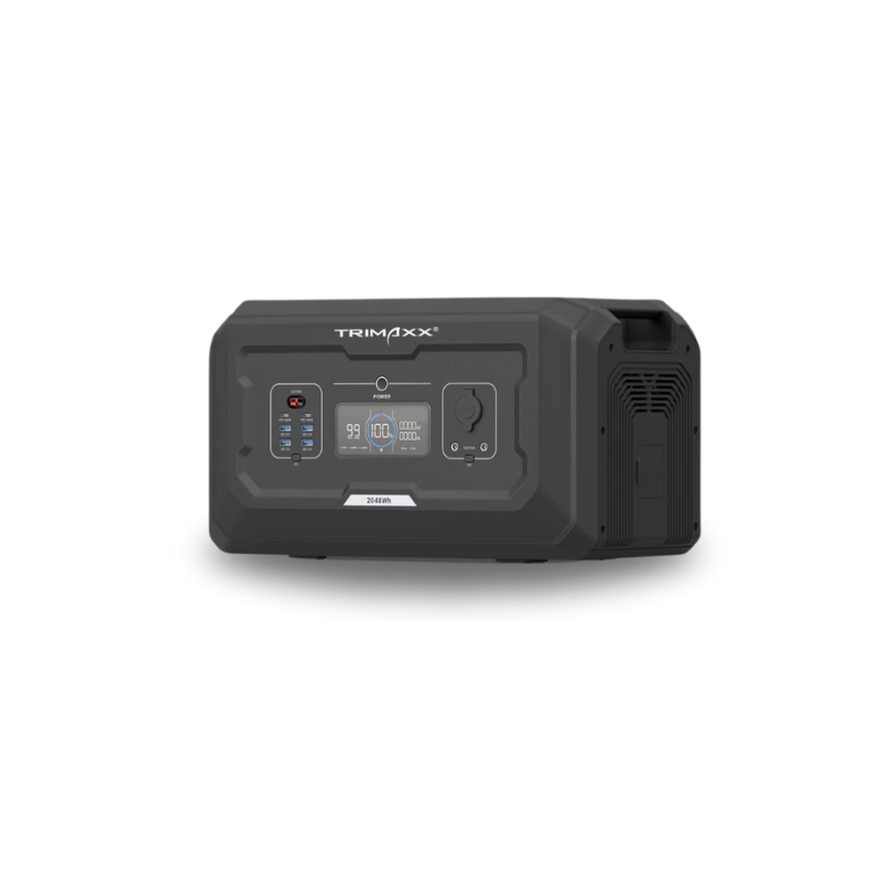 TRIMAXX PPS 2.0X professional Portable Powerstation  2048Wh LiFePo4  Erweiterungsakku für tragbare Stromversorgung  in Kofferformat für PPS 2.0 und PPS 3.0