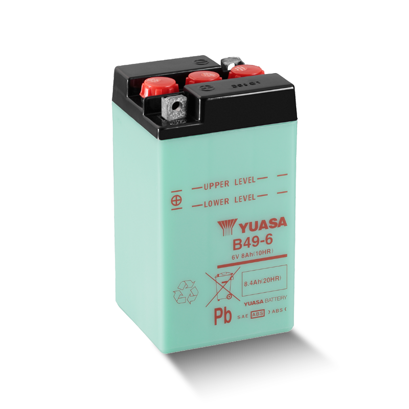 YUASA B49-6 / 00811 6V 8,4Ah/C20 Motorradbatterie