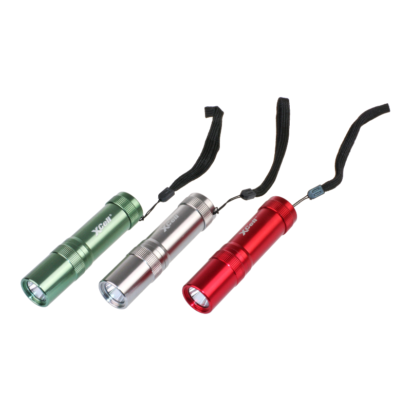 XCELL Basic 1 Watt LED Taschenlampe 130 Lumen inkl. 3x XCell LR03