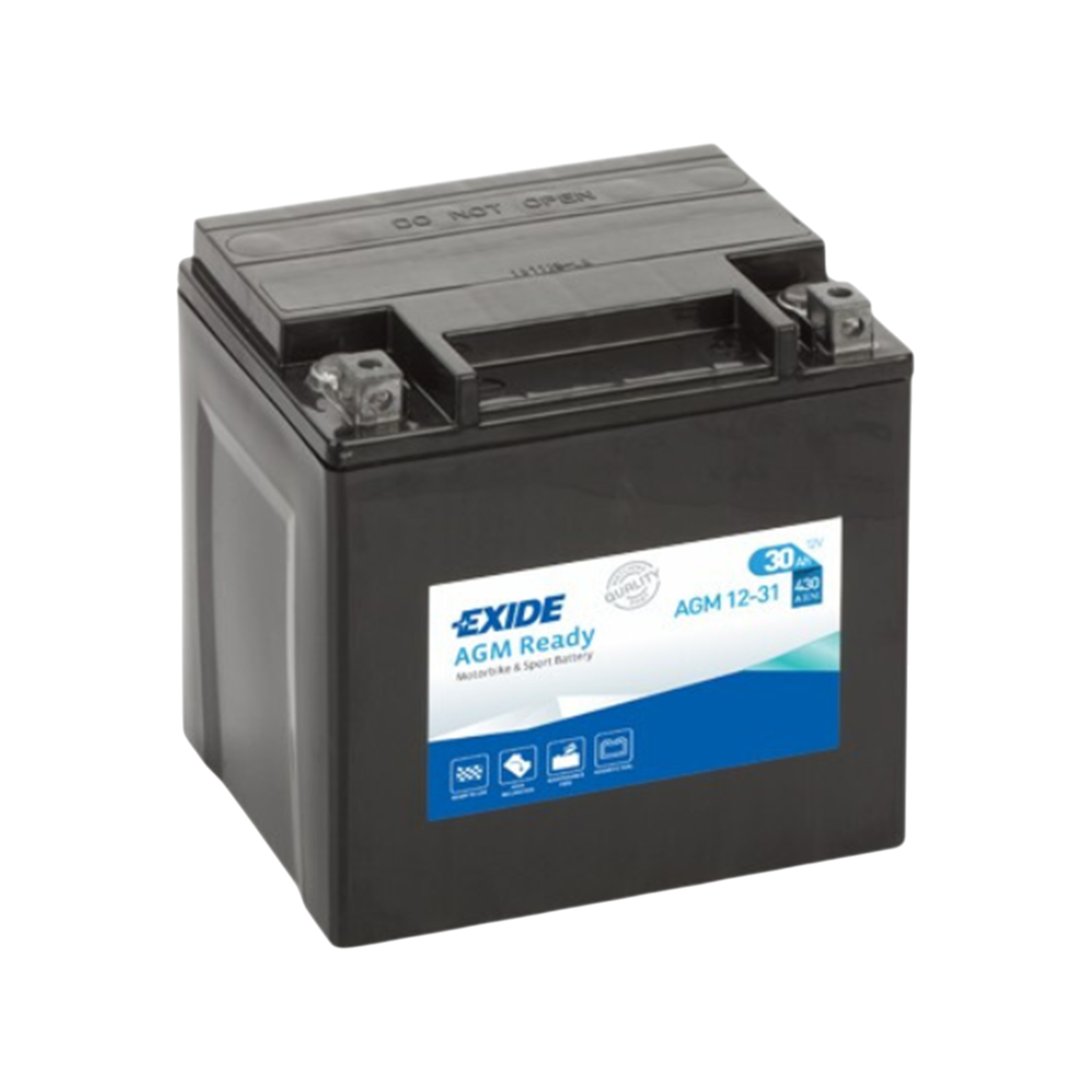 EXIDE AGM12-31 12V 30Ah 430A (EN) Motorradbatterie WF