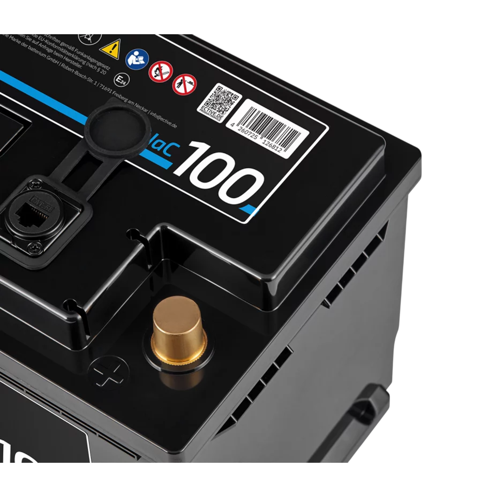 ECTIVE NaC 100 BT Natrium Versorgerbatterie 12V 100Ah