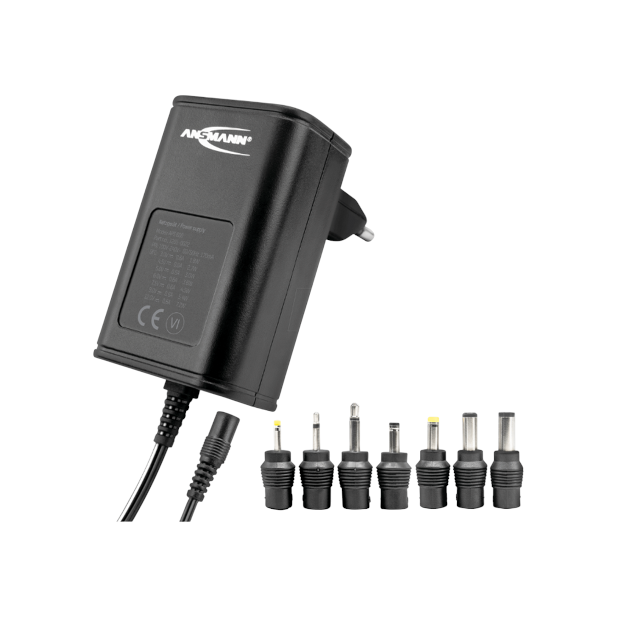 ANSMANN Steckernetzteil APS 600 230V auf 3-12V max. 7,2W
