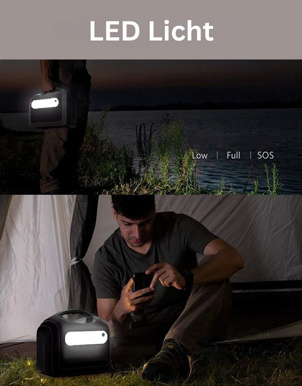 TRIMAXX PPS 1.2 easy  Portable Powerstation  992Wh LiFePo4  Tragbare Stromversorgung in Kofferformat inkl. Wechselrichter bis 1200Watt Dauerlast