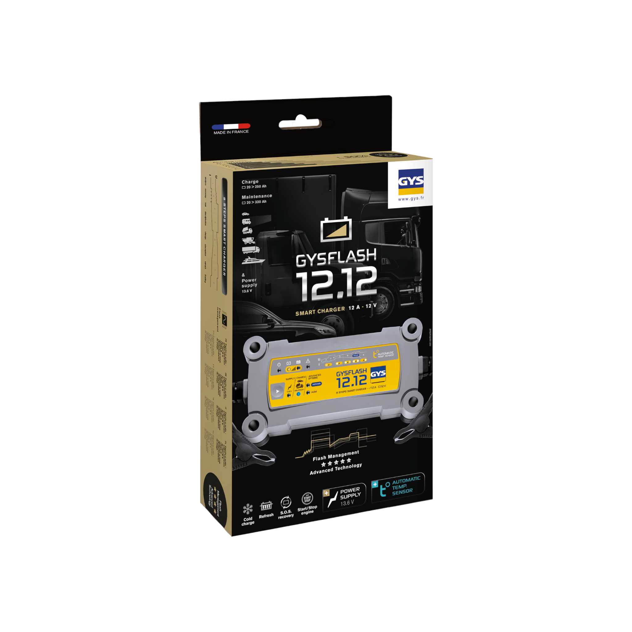 GYSFLASH 12.12 12V 12A