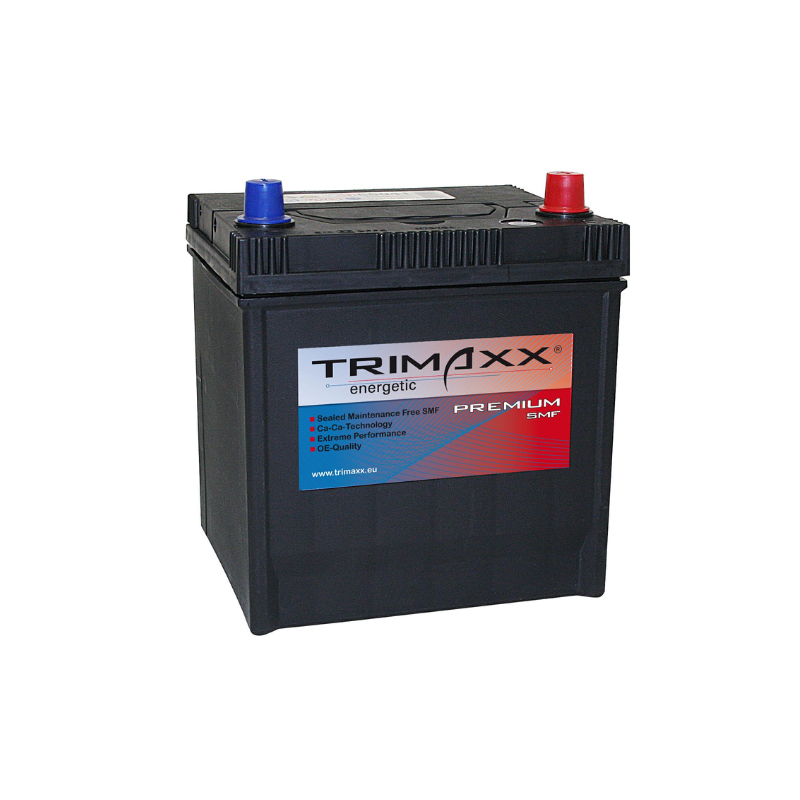 TRIMAXX energetic "Premium SMF" 55041 Starterbatterie mit Bodenleiste 12V 50Ah/C20 - 360A(EN)