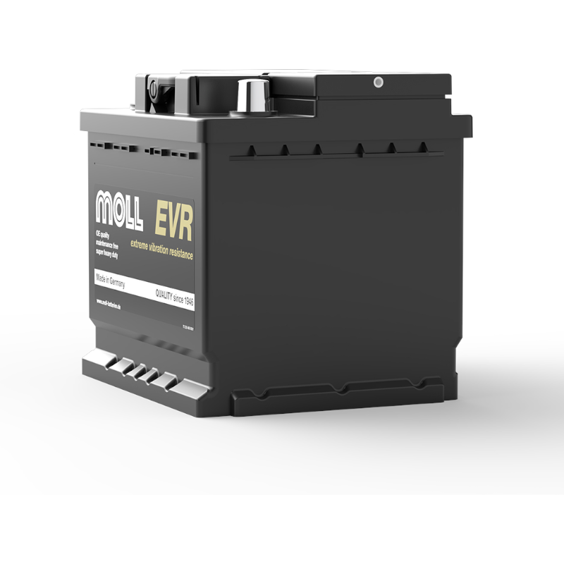 MOLL 88040  EVR - Rüttelfeste Starterbatterie "MADE IN GERMANY" 12V 40Ah(20h) 300A(EN)