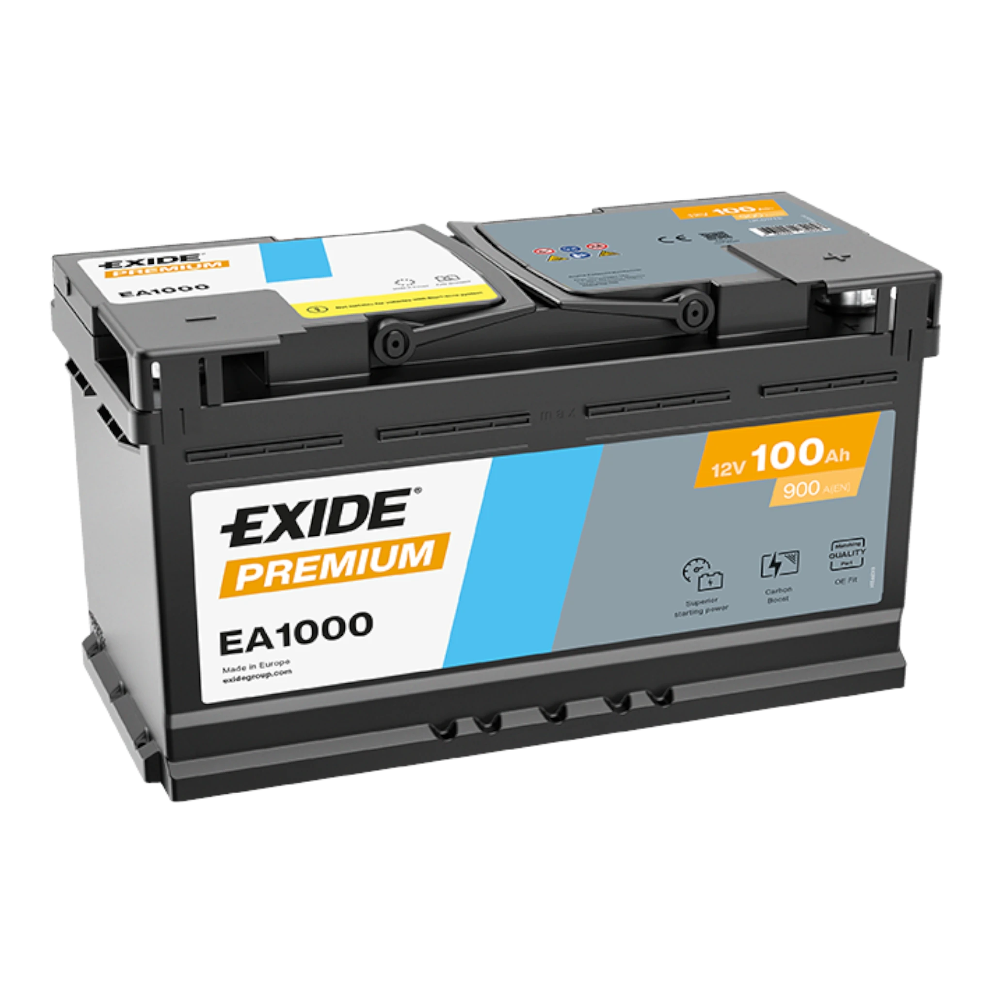 EXIDE Premium EA955 Pb Starterbatterie  12V 95 Ah/C20 - 800A(EN)
