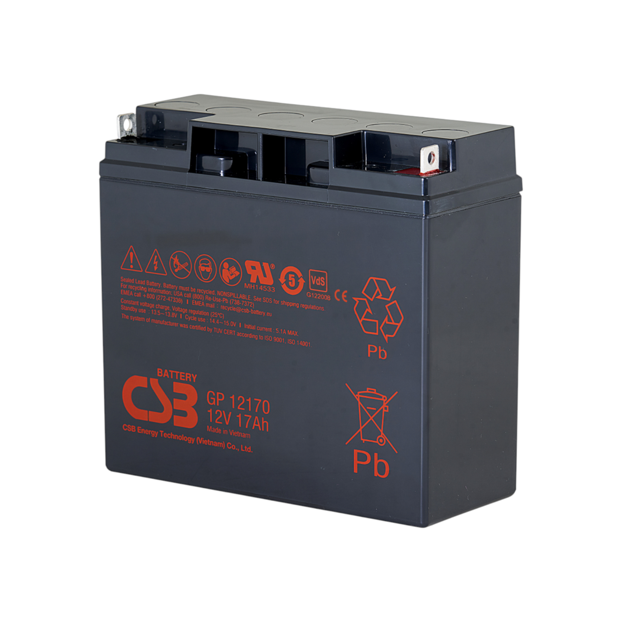 CSB GP12170B1 AGM Akku Pb 12V 17Ah