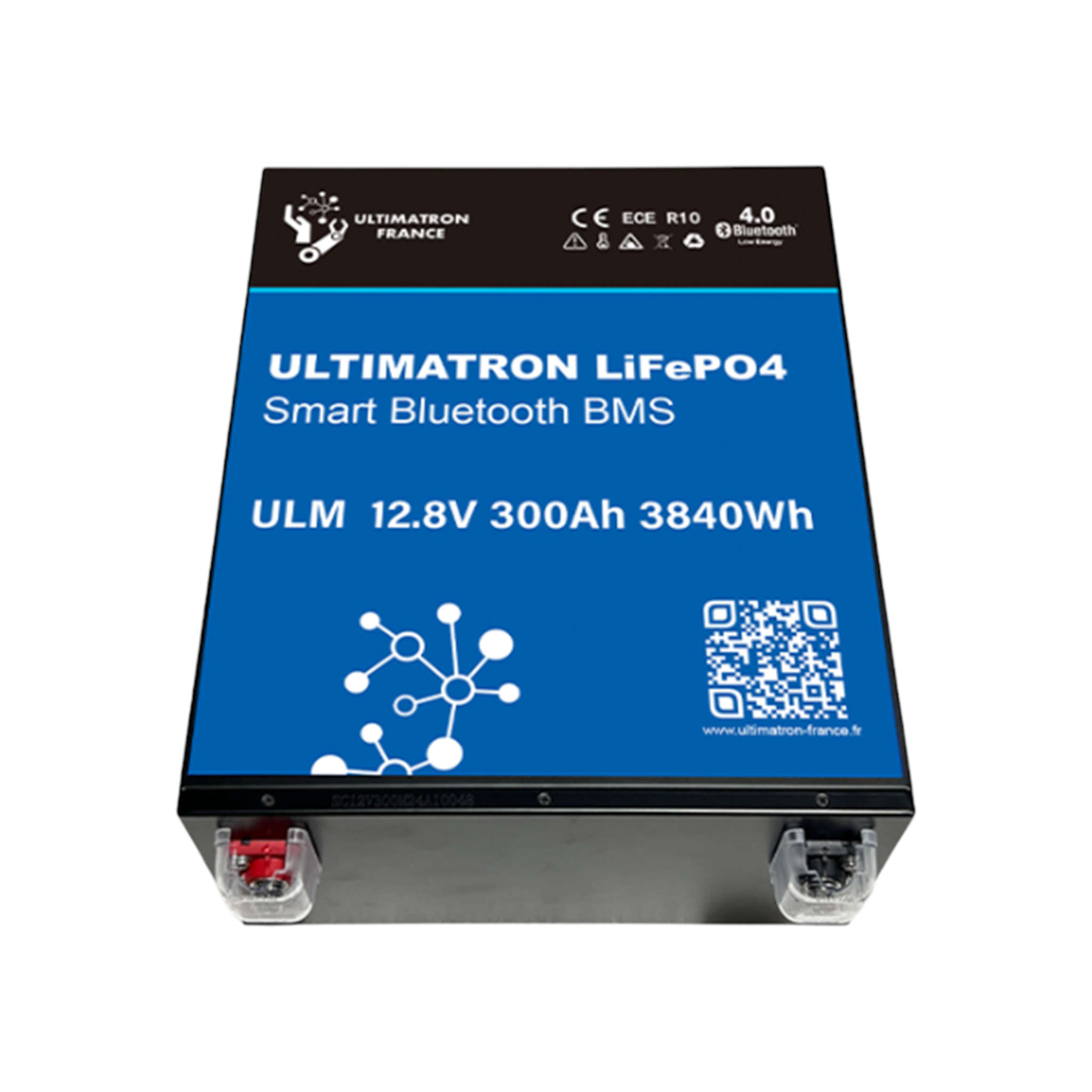 ULM-12-300 Ultimatron Lithium Batterie LiFePO4  12.8V 300Ah Smart BMS with Bluetooth  Wohnmobil Untersitzbatterie 3840Wh