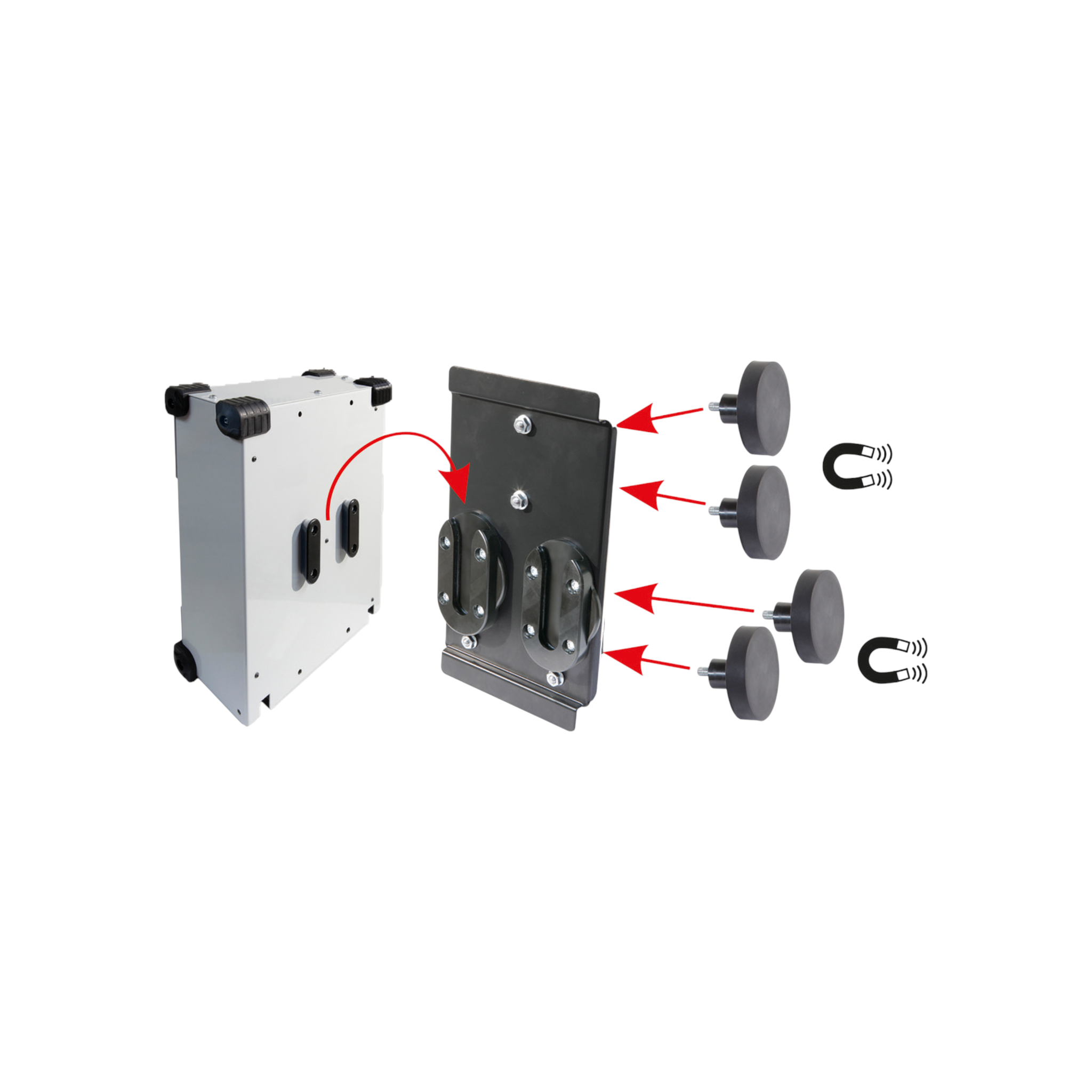 GYSFLASH Magnetfix 50 4er Magnethalterung  für GYSFLASH 32.12./102.12