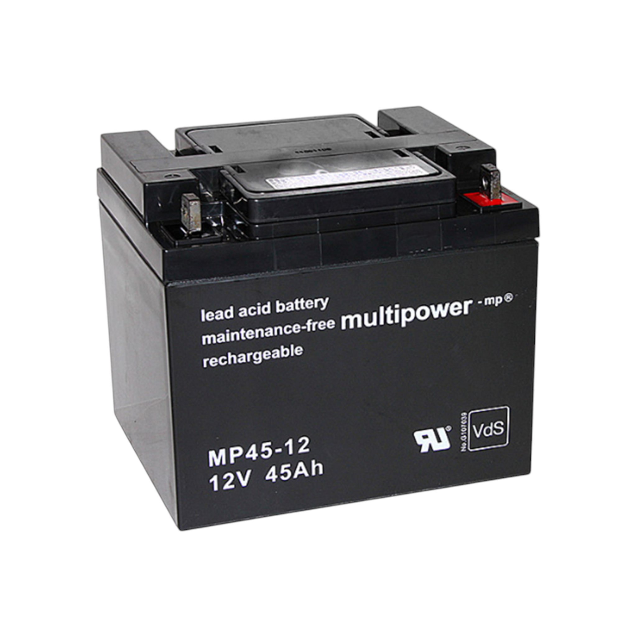 MULTIPOWER MP45-12I VdS AGM Akku Pb 12V 45Ah Innenliegender Anschluss